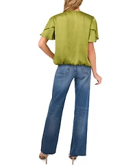 Vince Camuto Women's Tulip Sleeve Wrap Top