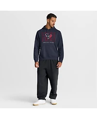 Nike Men's Navy Houston Texans Busted Play Club Fleece Pullover Hoodie