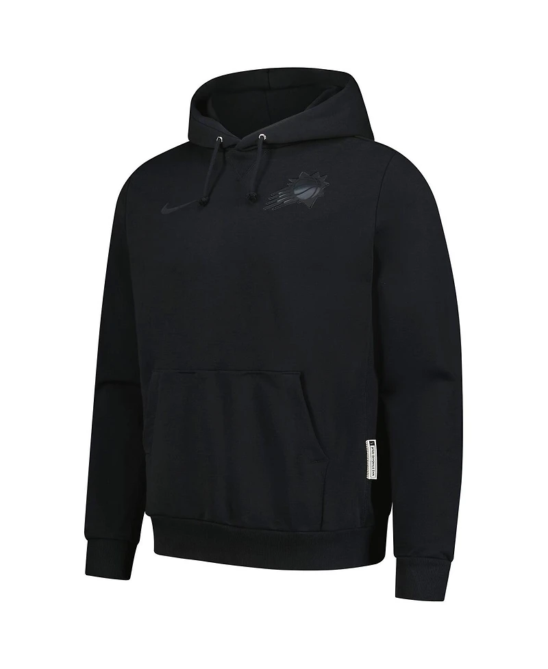 Nike Men's Black Phoenix Suns Authentic Travel Standard Issue Dri-Fit Hoodie