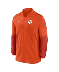 Nike Men's Orange Clemson Tigers One Goal Performance Half-Zip Pullover Sweatshirt