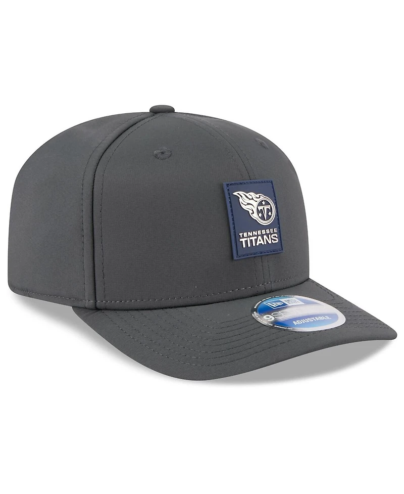 New Era Men's Charcoal Tennessee Titans 2025 Sideline Cold Weather 9SEVENTY Adjustable Hat
