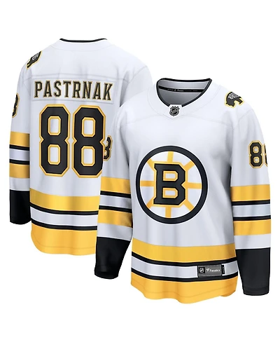 Fanatics Men's David Pasternak White Boston Bruins Away Breakaway Player Jersey