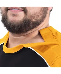 G-iii Sports by Carl Banks Men's Black Pittsburgh Steelers Adaptive Lord Stanley Crewneck Sweatshirt