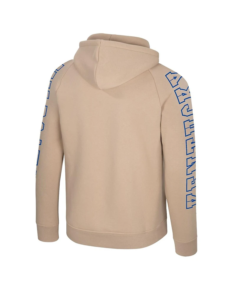 Colosseum Men's Tan Kentucky Wildcats Big Break Raglan Hoodie