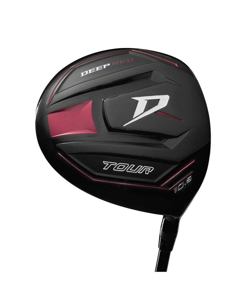 Wilson Deep Red Tour Right Hand Mens Carry Complete Golf Set - Long / Regular / Black