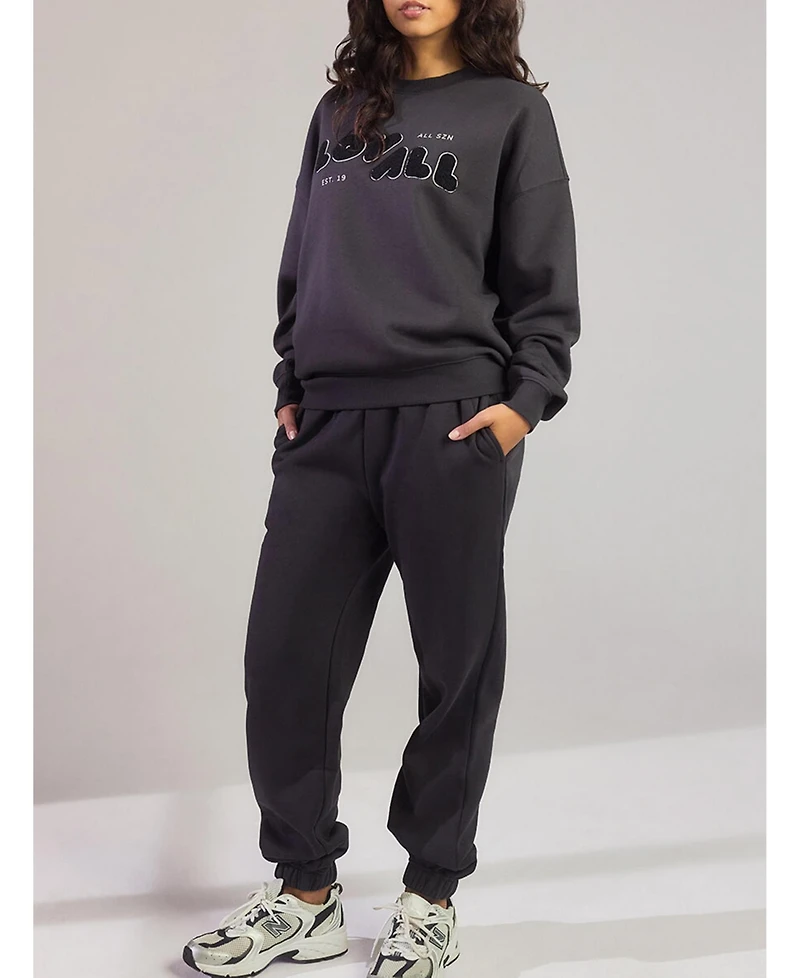 Lovall Women's All Szn Organic Oversized Sweatshirt Two
