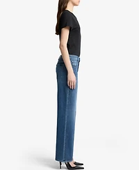7 For All Mankind Women's Alexa High Rise Straight Leg Jeans