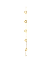 Pre-Owned Tiffany & Co. Elsa Peretti Open Heart 5 Charm Bracelet