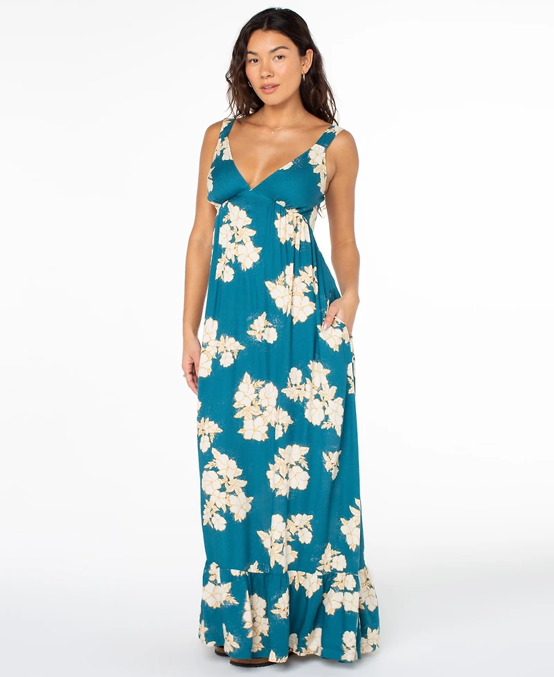 Roxy Women's V-Neck Wilder Coast Dress