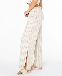 Roxy Women's High-Rise Beach Breeze Slub Stripe Pants
