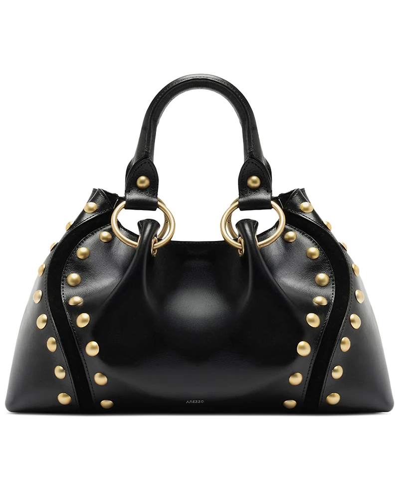 Arezzo Lucienne Medium Leather Satchel Bag