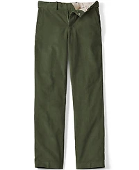 Lands' End Men's Corduroy Comfort Waist Classic Fit Plain Front Pant