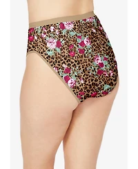 Avenue Women's Hi-Cut Cotton/Spandex Panty 3-Pack
