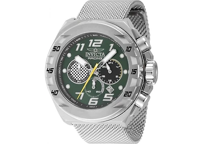 Invicta Men's 47200 Invicta Racing Quartz Chronograph Black, Green Dial Watch