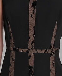 Bcbg Women's Archive Patchwork A-Line Lace Dress