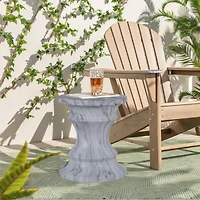 Streamdale Cement Outdoor Accent Table