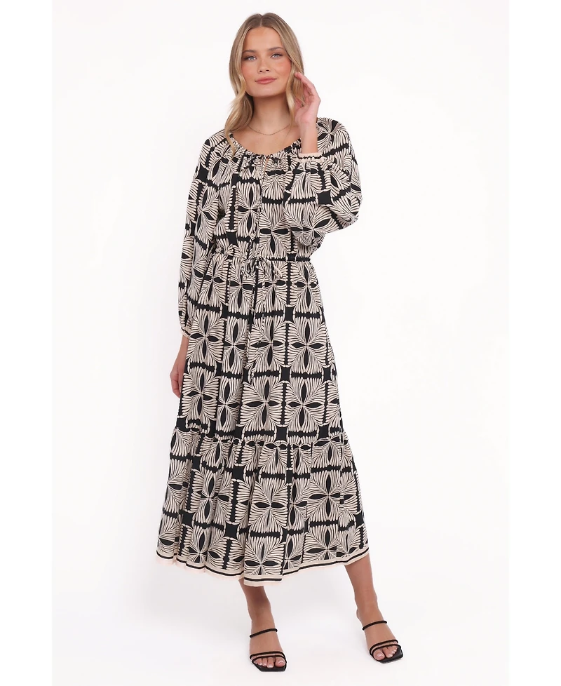 Petal and Pup Women's Faris Off Shoulder Midi Dress
