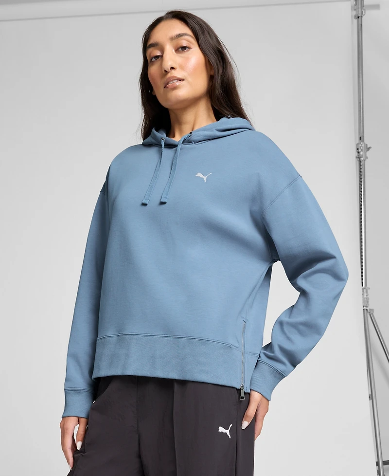 Puma Women's Essential Loose Fit Double Zip Hoodie