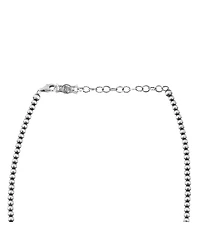 American West Jewelry Sterling Silver Orange Spiny Oyster Beaded Squash Blossom Necklace, 16 to 19 Inches