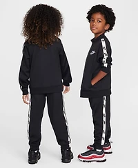 Nike Little Boys Dri-fit Full-Zip with Logo Taping Trim Jacket & Pants, 2-Piece Set