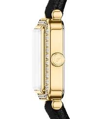 Fossil Women's Raquel Two-Hand Black Velvet Watch, 18mm