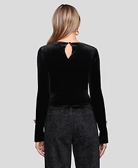 Avec Les Filles Women's Long Sleeve Top