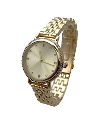 Gold Elegant Everyday Rhinestones Bezel Women Watch