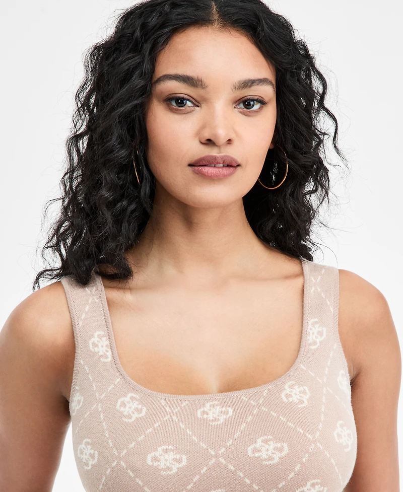 Guess Women's Sarah Bralette Sleeveless Sweater