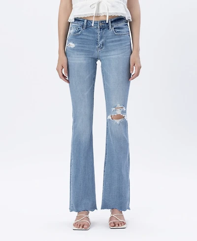 Flying Monkey Women's Mid Rise Bootcut Jeans