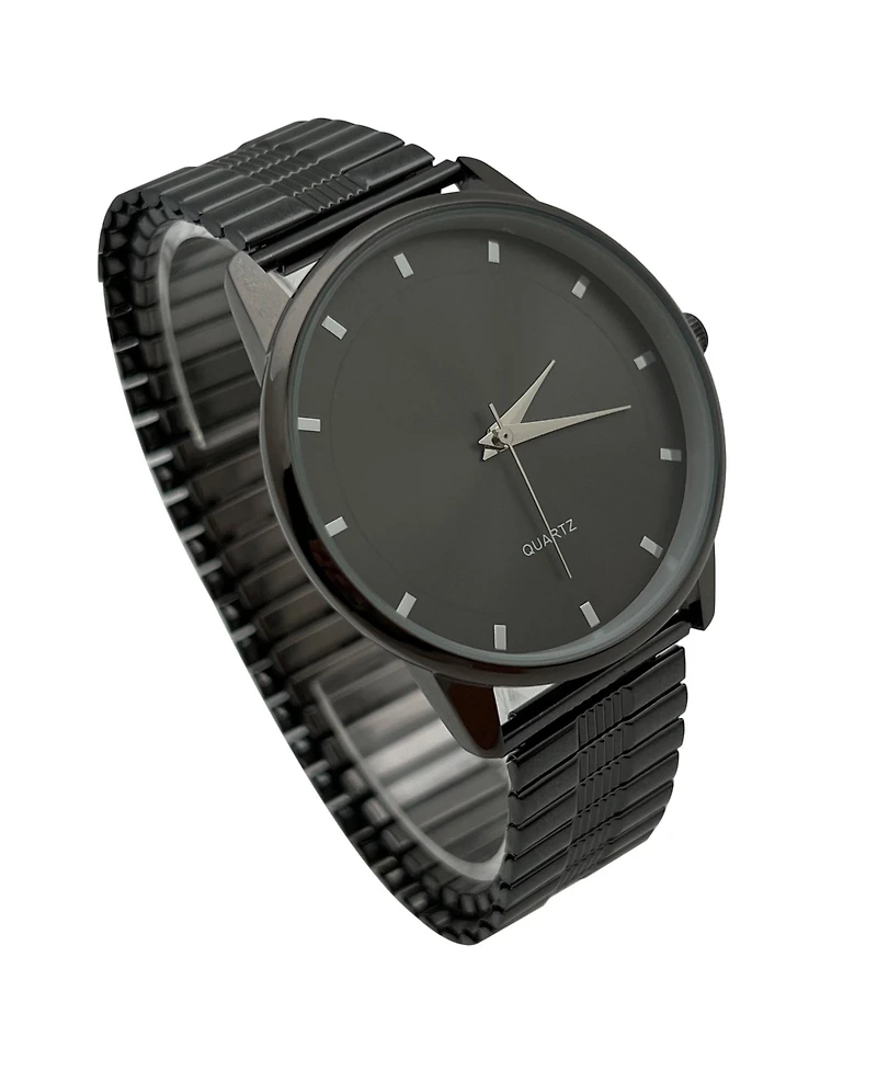 Olivia Pratt Gunmetal Simple and Minimalist Thin Women Watch