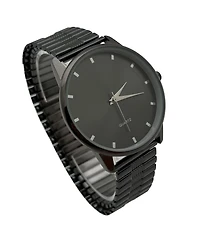 Olivia Pratt Gunmetal Simple and Minimalist Thin Women Watch