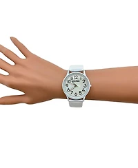 White Stretch and Classic Analog Women Watch