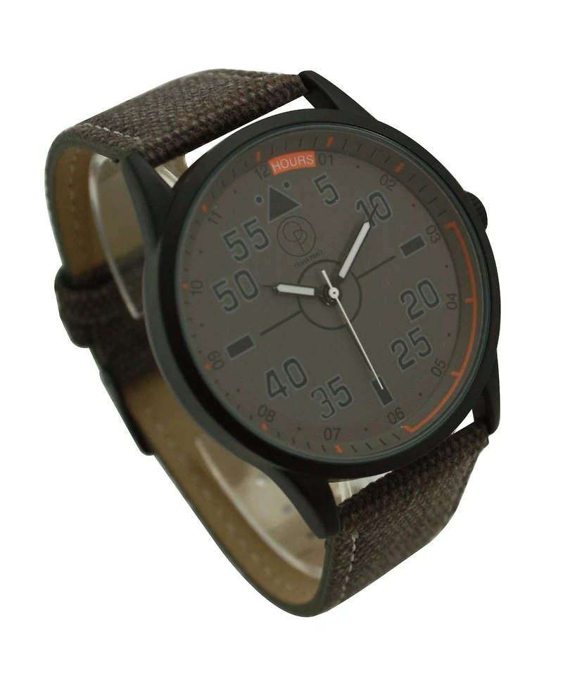 Olivia Pratt Taupe Denim Band Big Face and Numbers Men Watch