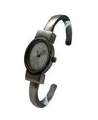 Olivia Pratt Dark Grey Small and Minimalist Every Day Bangle Women Watch