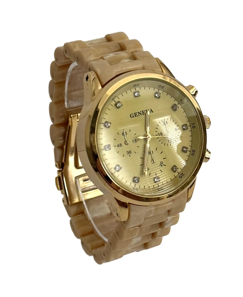 Olivia Pratt Beigee Bold Analog Women Watch