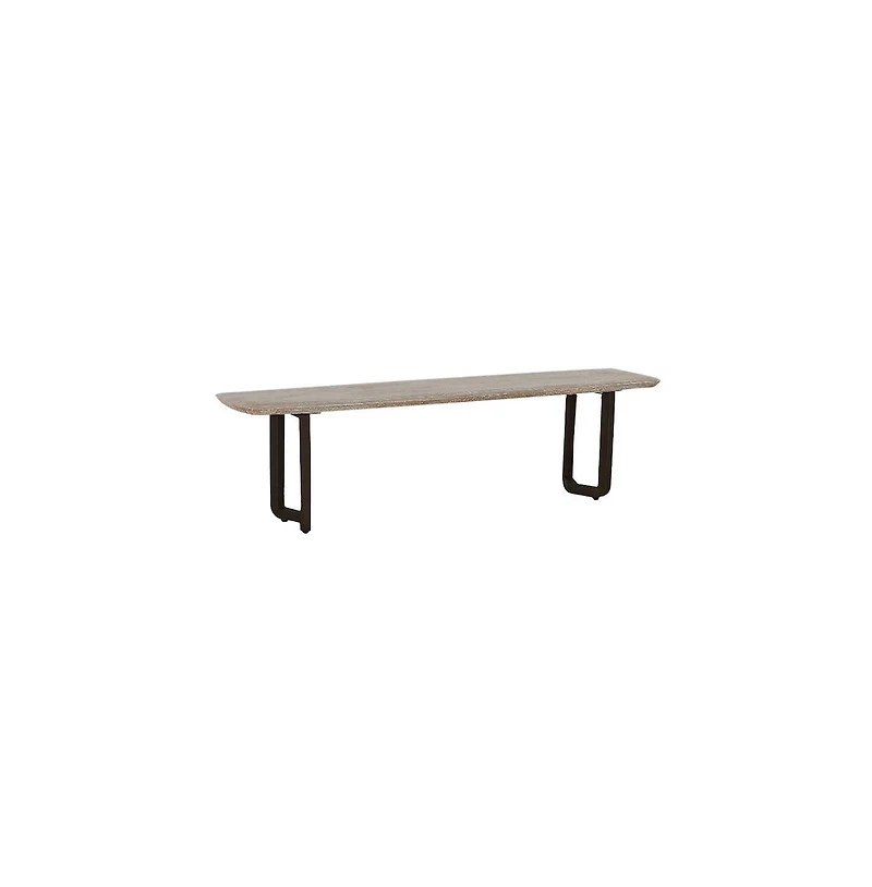 Porter Designs Nest Solid Wood Dining Bench, White
