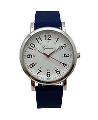 Olivia Pratt Navy Easy-Read Nurse Watch with Silicone Band Women Watch