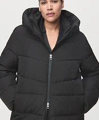 Mango Women's Hood Quilted Coat