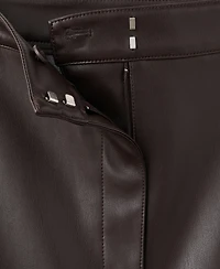 Mango Women's Leather-Effect Pencil Skirt