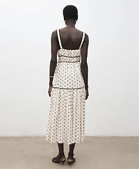 Mango Women's Plumeti Midi Dress