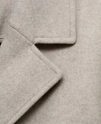 Mango Women's Double-Breasted Midi Coat