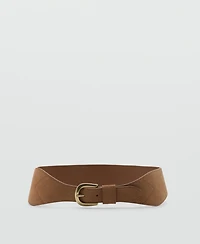 Mango Women's Suede Obi Belt