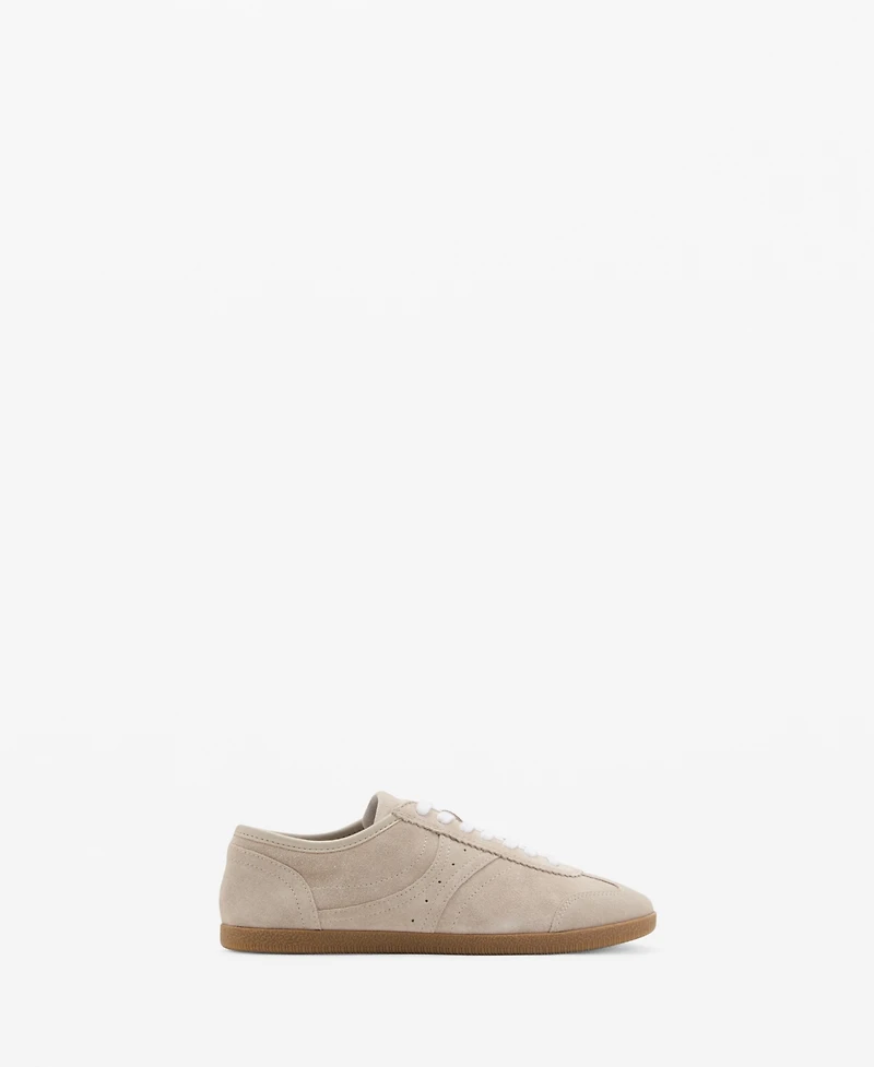 Mango Women's Suede Sneakers