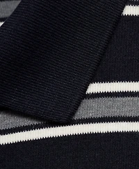 Mango Women's Striped Polo-Neck T-Shirt