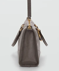 Mango Women's Rectangular Handles Handbag