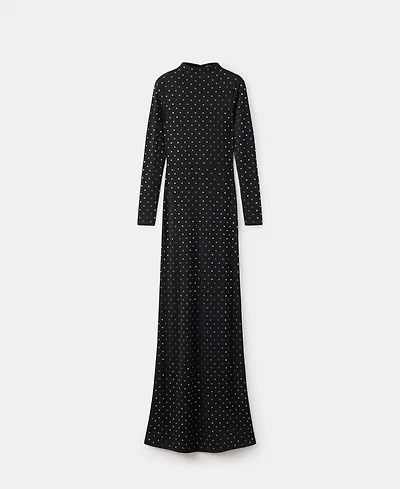 Mango Women's Crystal Open-Back Dress