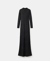 Mango Women's Crystal Open-Back Dress