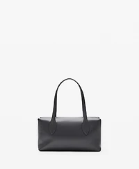 Mango Women's Quilted Leather Shoulder Bag