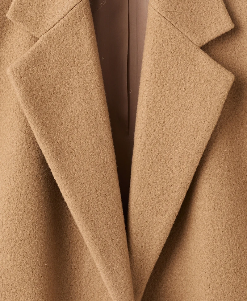 Mango Women's Lapels Wool Coat