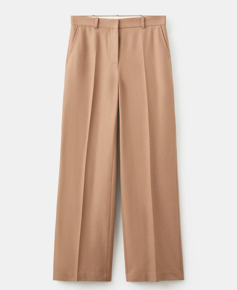 Mango Women's Straight Wool-Blend Suit Pants